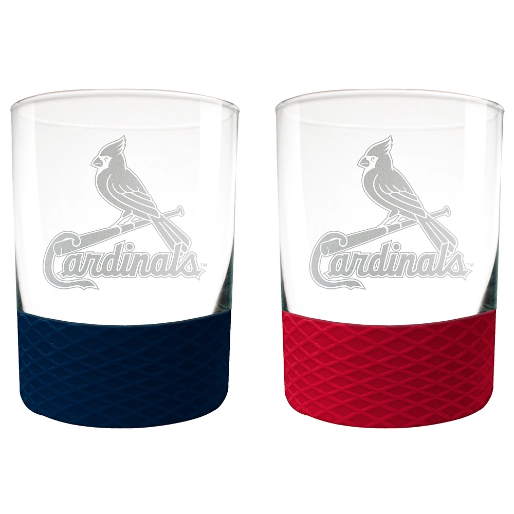 St. Louis Cardinals 14oz. Commissioner Rocks Glass Two-Piece Set