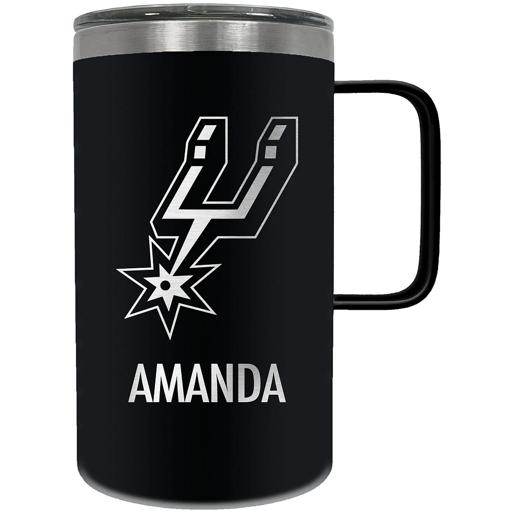 San Antonio Spurs 18oz. Personalized Hustle Mug