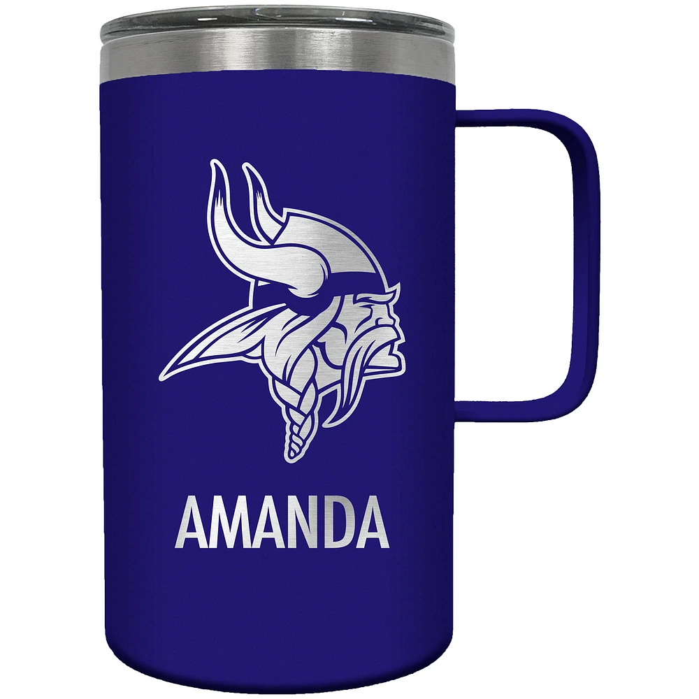 Minnesota Vikings 18oz. Personalized Hustle Mug