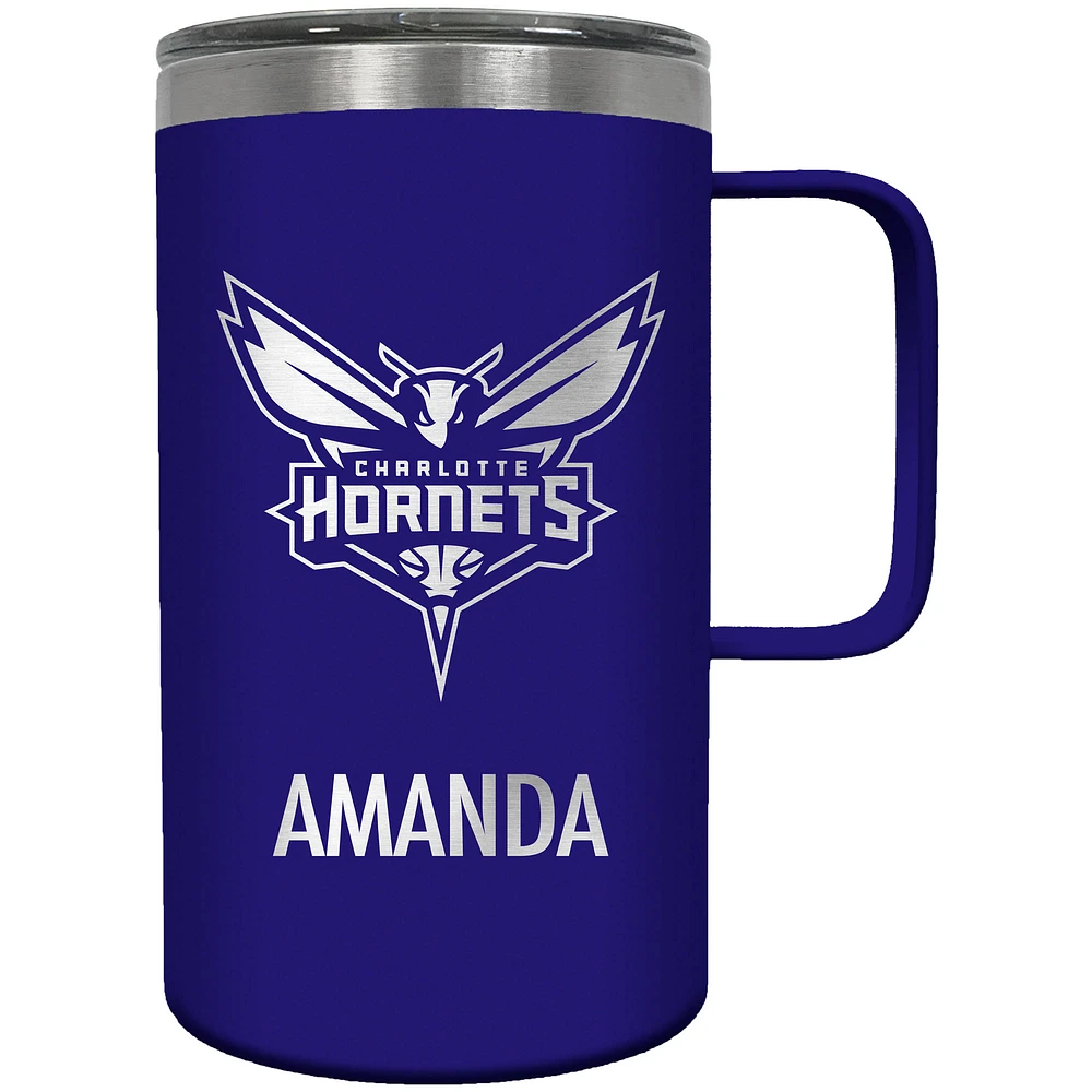 Charlotte Hornets 18oz. Personalized Hustle Mug