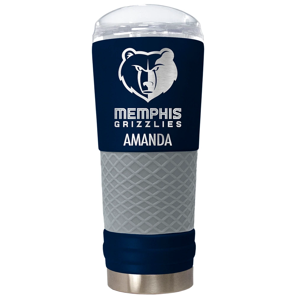 Memphis Grizzlies 24oz. Personalized Team Color Draft Tumbler