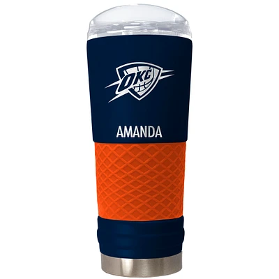 Oklahoma City Thunder 24oz. Personalized Team Color Draft Tumbler