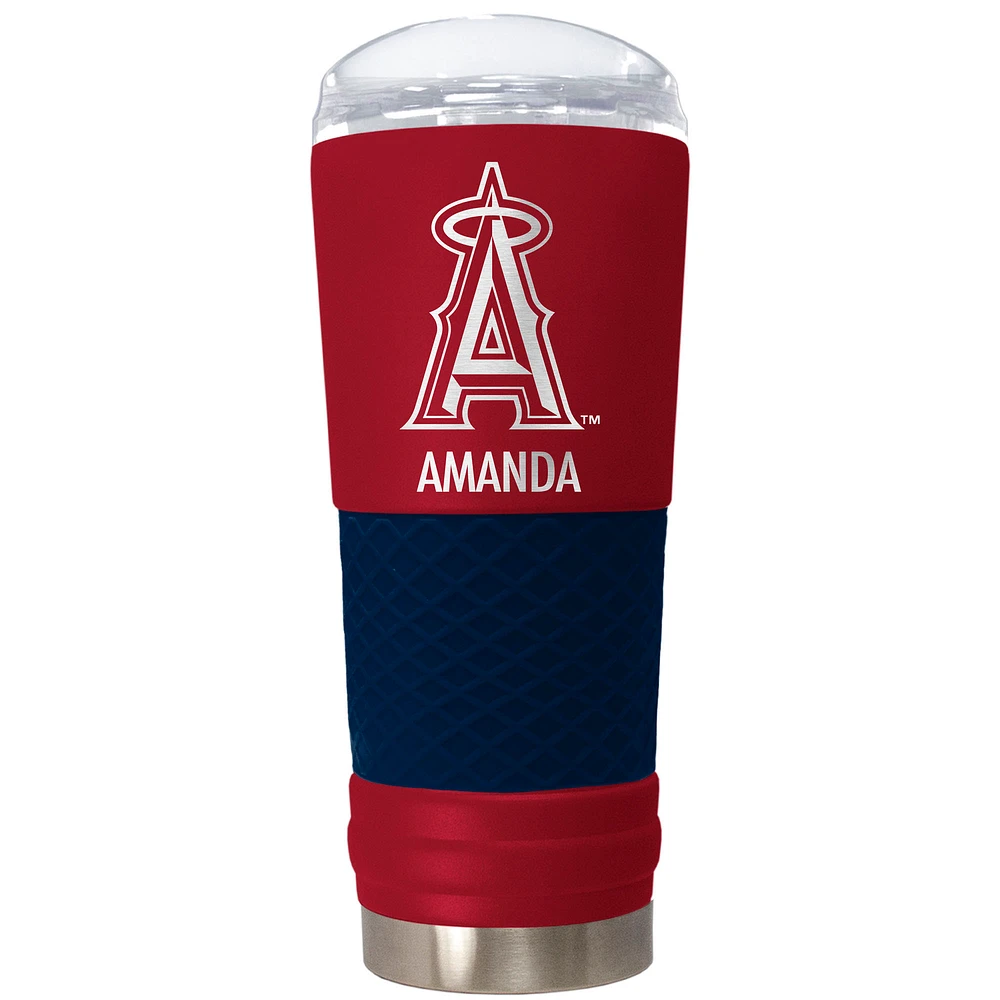 Los Angeles Angels 24oz. Personalized Team Color Draft Tumbler
