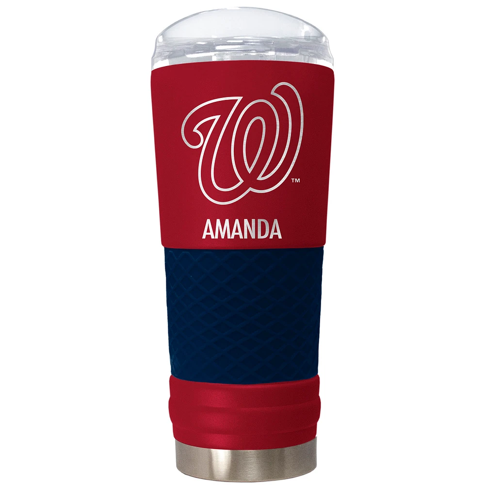Washington Nationals 24oz. Personalized Team Color Draft Tumbler