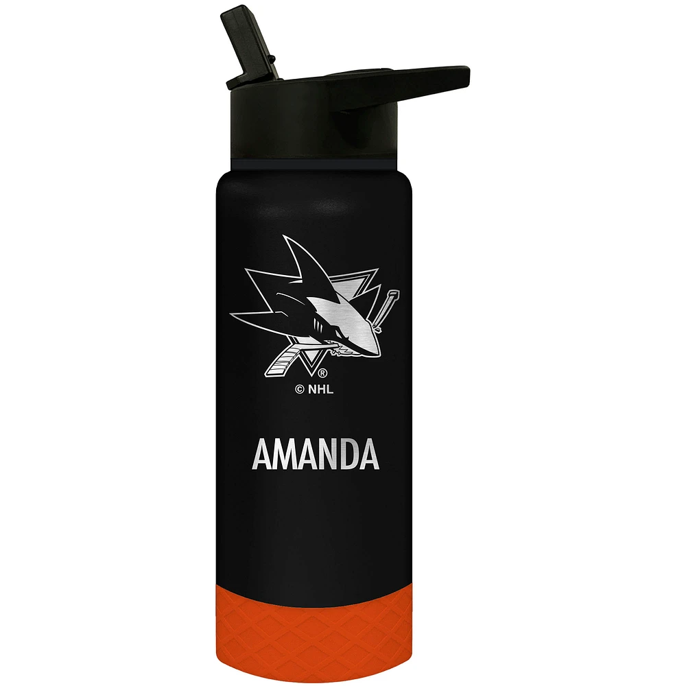 San Jose Sharks 24oz. Personalized Jr. Thirst Water Bottle