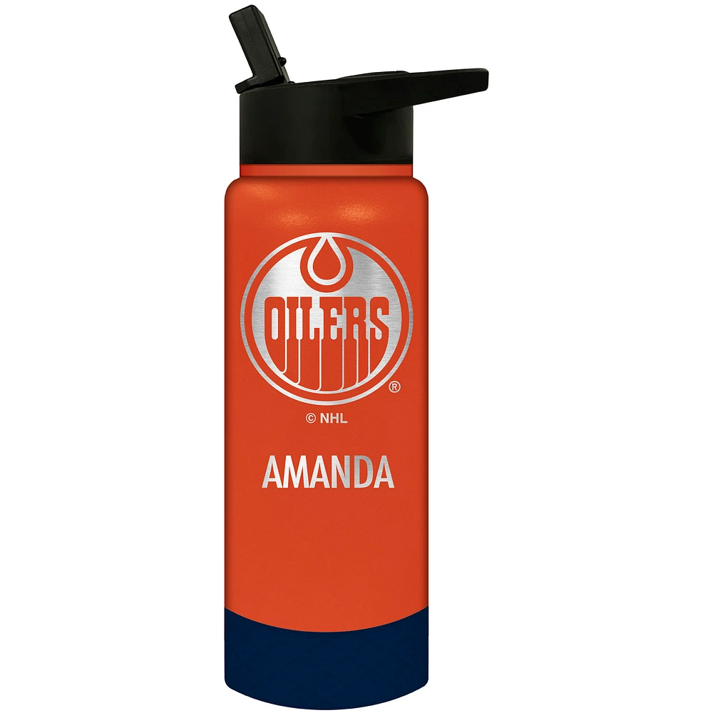 Edmonton Oilers 24oz. Personalized Jr. Thirst Water Bottle