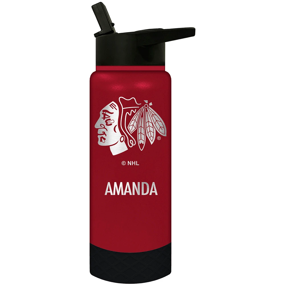 Chicago Blackhawks 24oz. Personalized Jr. Thirst Water Bottle