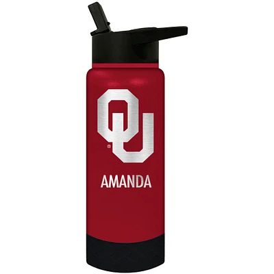 Oklahoma Sooners 24oz. Personalized Jr. Thirst Water Bottle