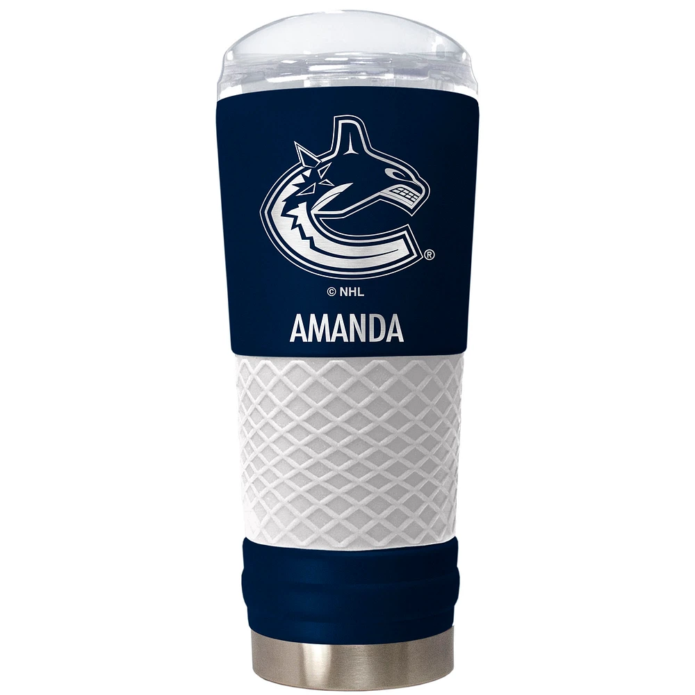 Vancouver Canucks 24oz. Personalized Team Color Draft Tumbler