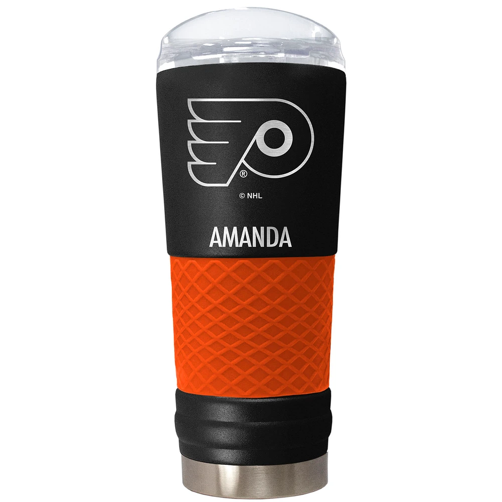 Philadelphia Flyers 24oz. Personalized Team Color Draft Tumbler