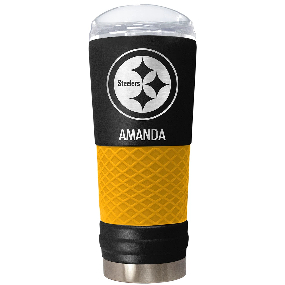 Pittsburgh Steelers 24oz. Personalized Team Color Draft Tumbler
