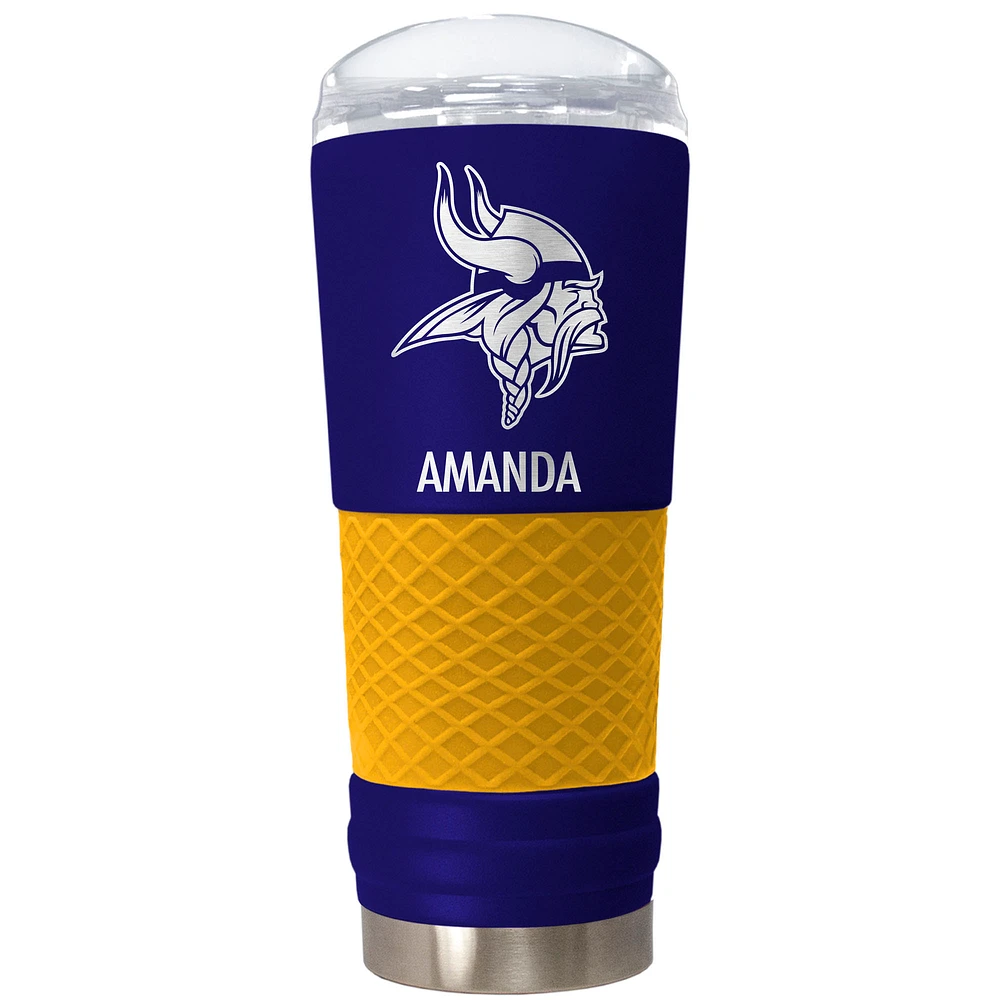 Minnesota Vikings 24oz. Personalized Team Color Draft Tumbler