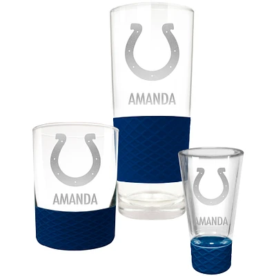 Indianapolis Colts 3-Piece Personalized Homegating Drinkware Set