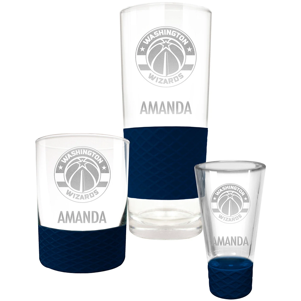 Washington Wizards 3-Piece Personalized Homegating Drinkware Set