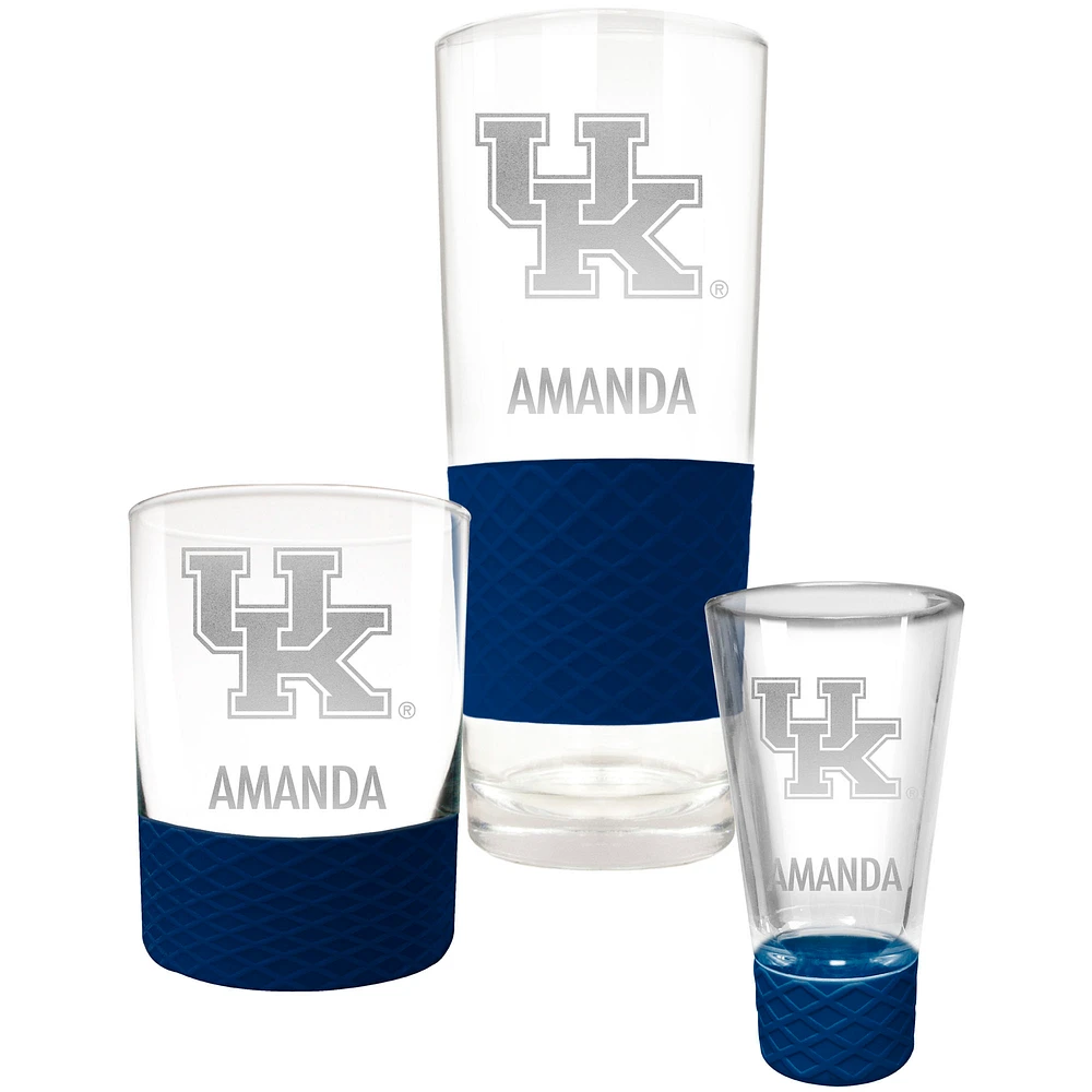 Kentucky Wildcats 3-Piece Personalized Homegating Drinkware Set