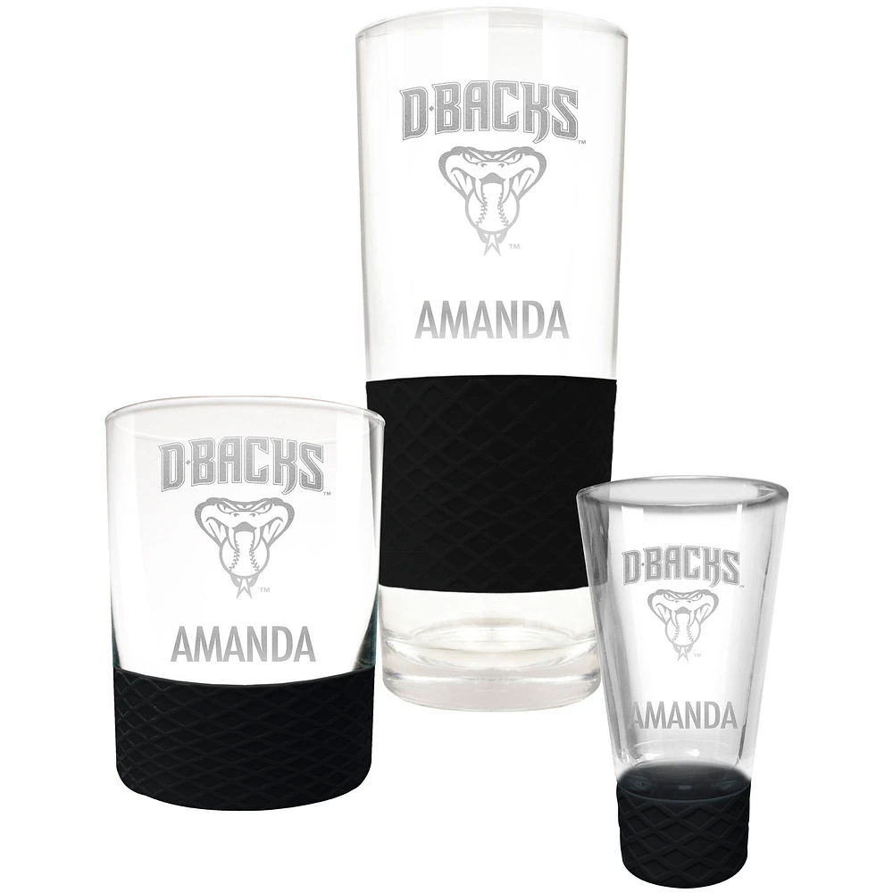 Arizona Diamondbacks 3-Piece Personalized Homegating Drinkware Set