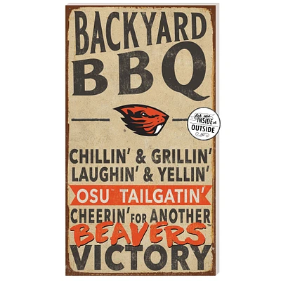 Oregon State Beavers 11'' x 20'' Indoor/Outdoor BBQ Sign
