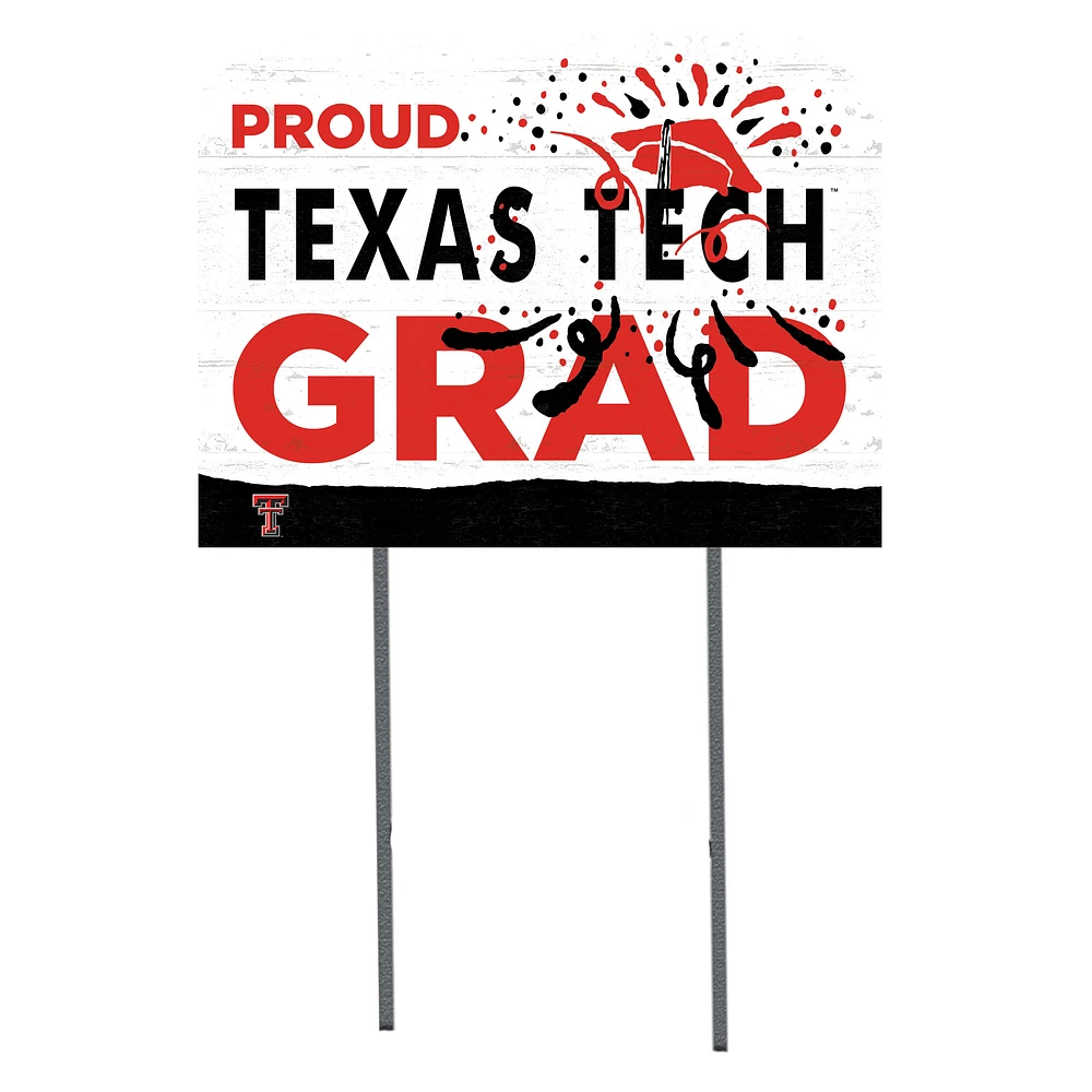 Texas Tech Red Raiders 18'' x 24'' Proud Grad Yard Sign
