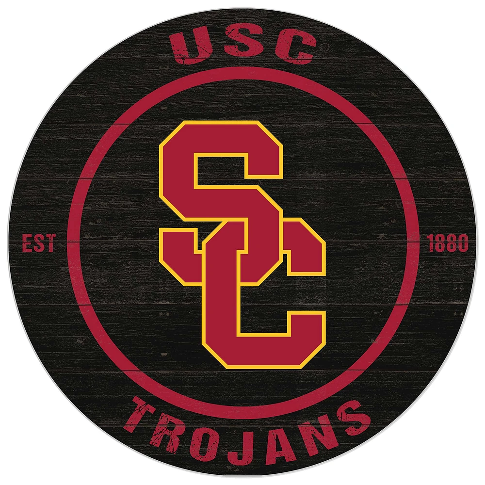 USC Trojans 20'' x 20'' Indoor/Outdoor Circle Sign