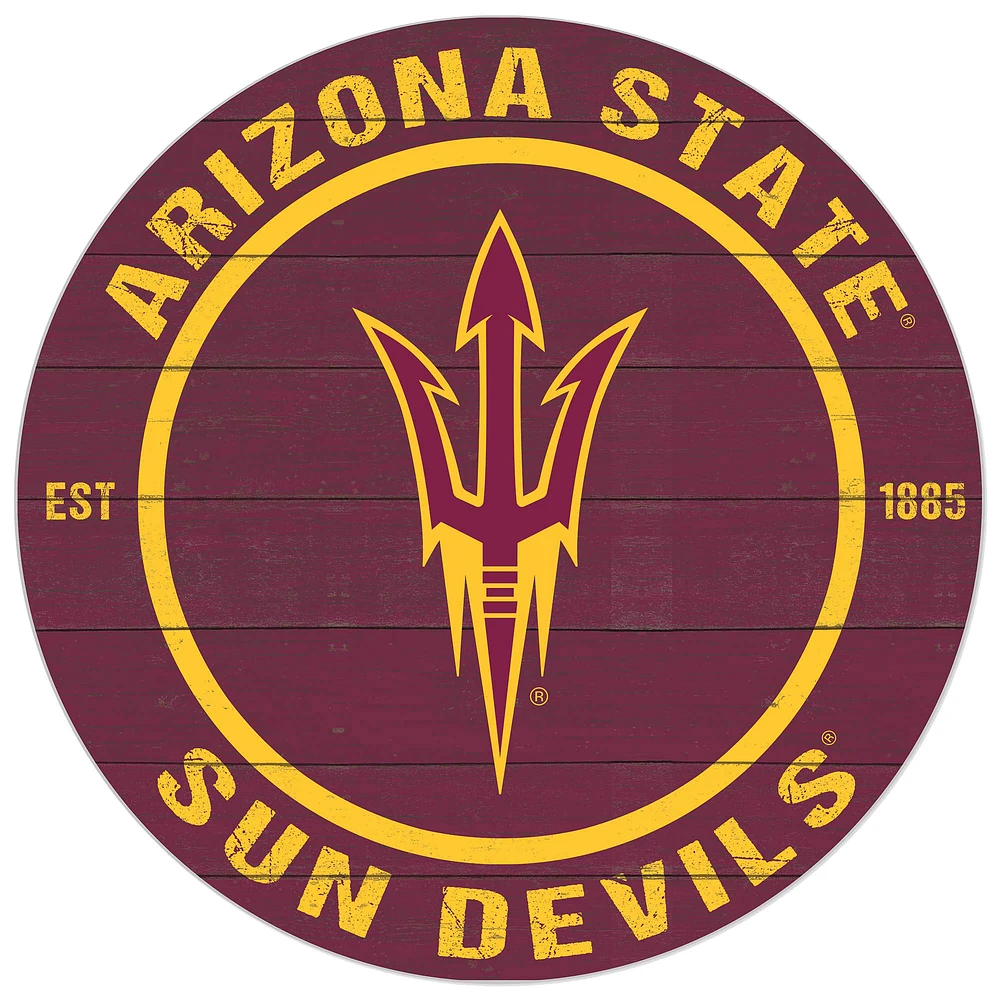 Arizona State Sun Devils 20'' x 20'' Indoor/Outdoor Circle Sign