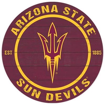 Arizona State Sun Devils 20'' x 20'' Indoor/Outdoor Circle Sign