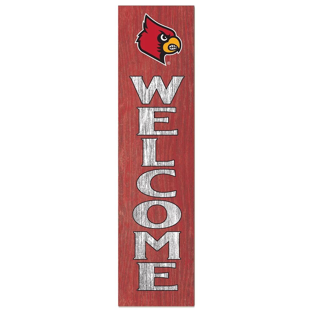 Louisville Cardinals 12'' x 48'' Welcome Leaner