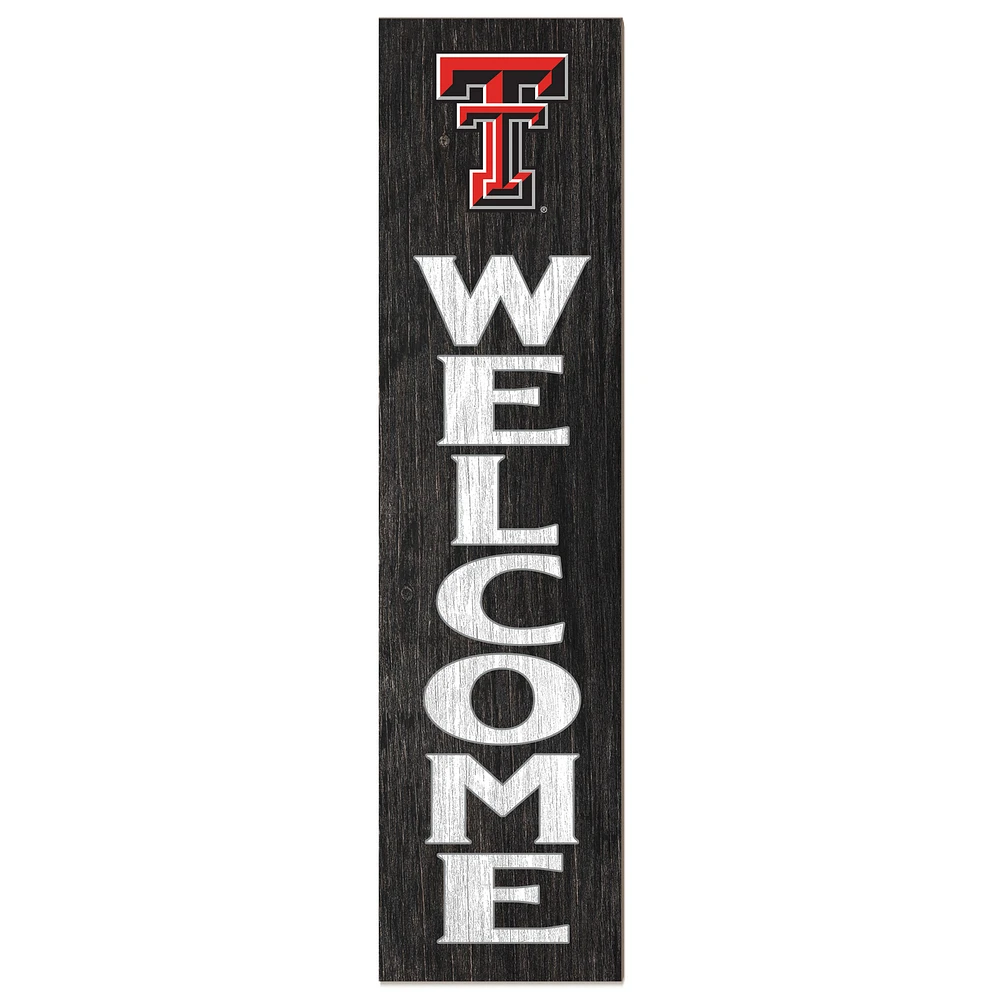 Texas Tech Red Raiders 12'' x 48'' Welcome Leaner