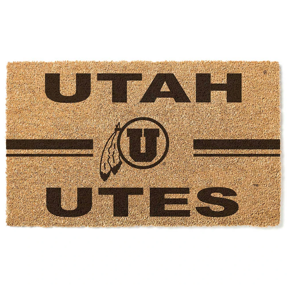 Utah Utes 18" x 30" Team Logo Doormat