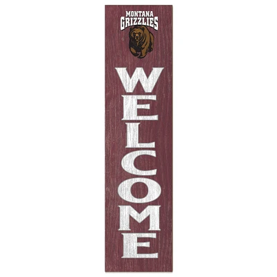 Montana Grizzlies 12'' x 48'' Welcome Leaner