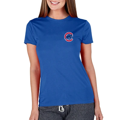 Women's Concepts Sport Royal Chicago Cubs Marathon Knit Top