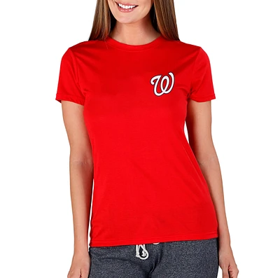 Women's Concepts Sport Red Washington Nationals Marathon Knit Top