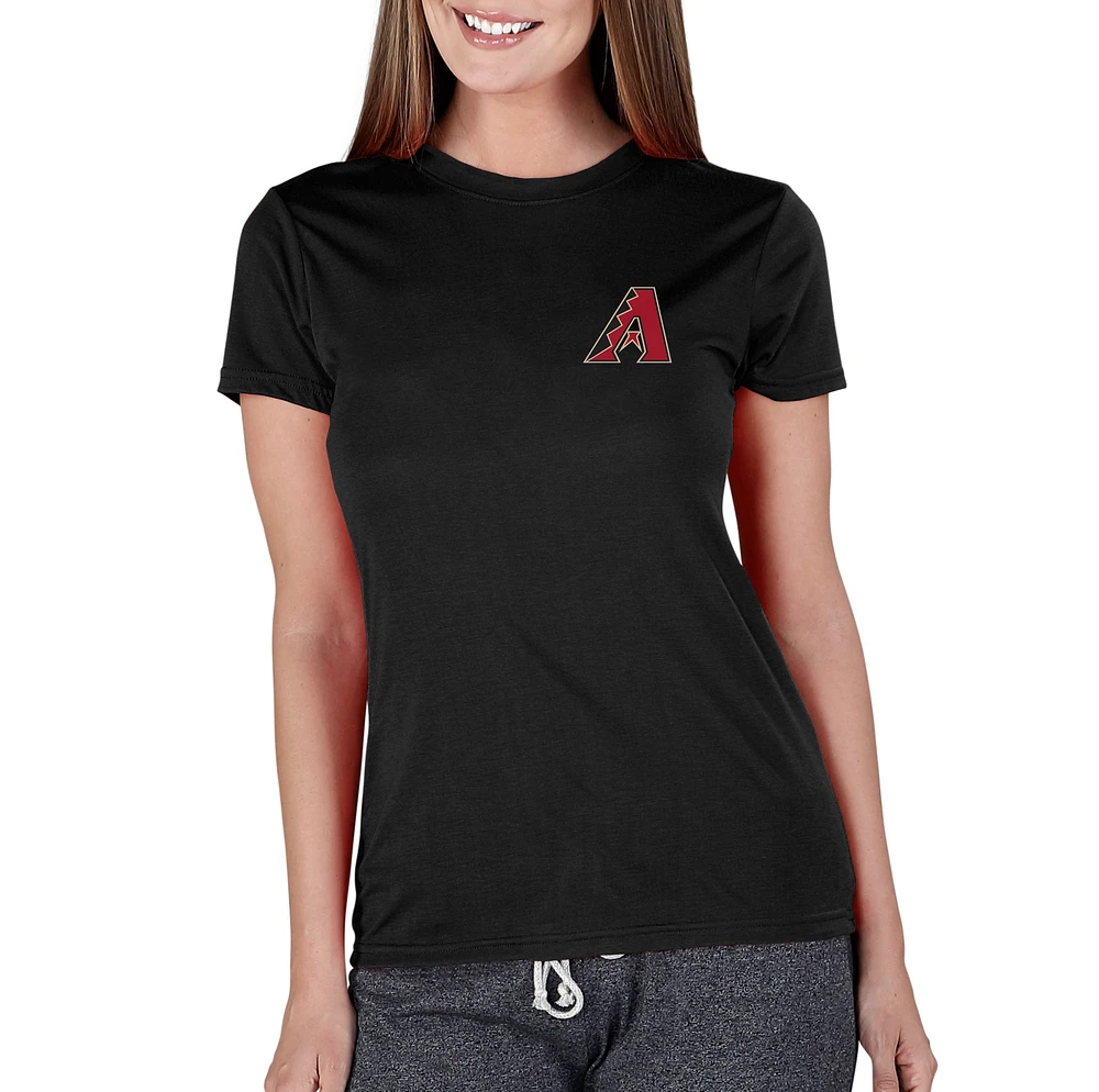 Women's Concepts Sport Black Arizona Diamondbacks Marathon Knit Top