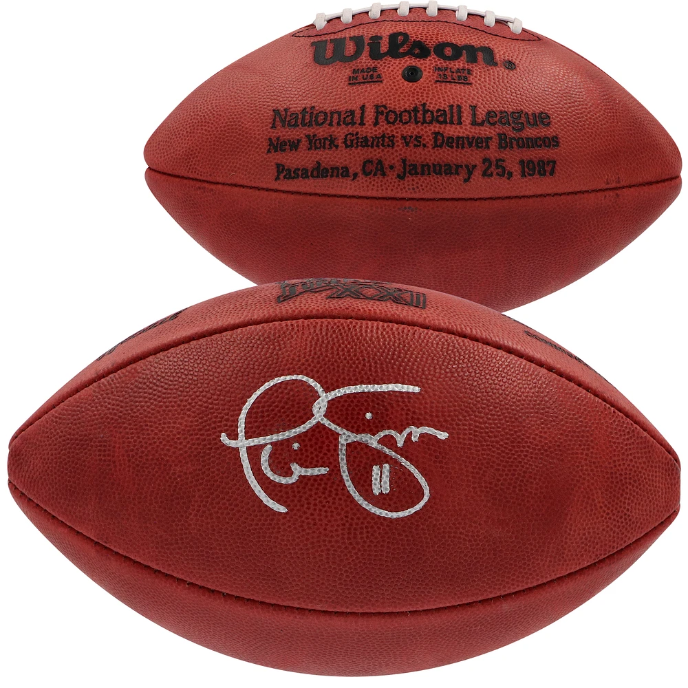 Phil Simms New York Giants Autographed Super Bowl Football