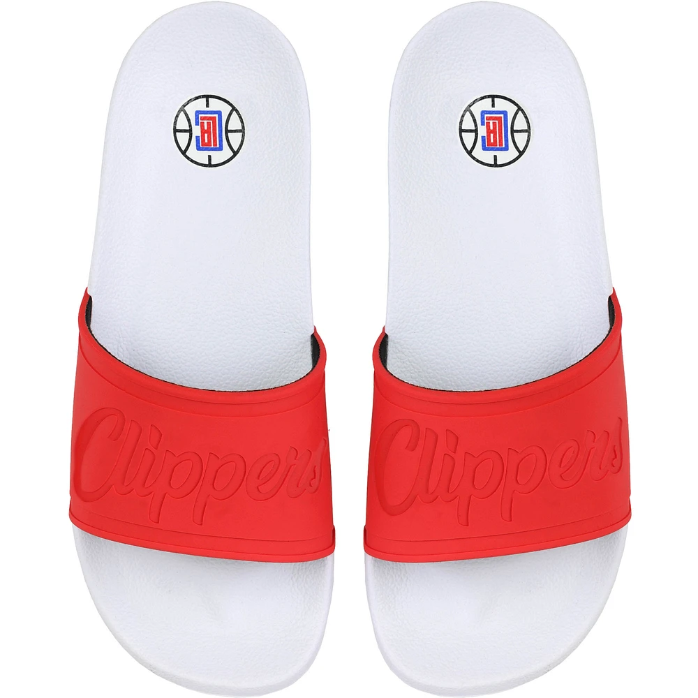 Women's FOCO LA Clippers Script Wordmark Slide Sandals