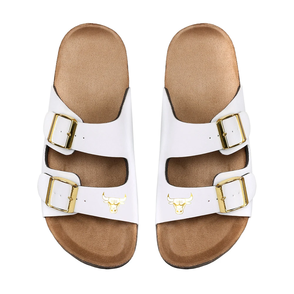 Women's FOCO Chicago Bulls Double-Buckle Sandals