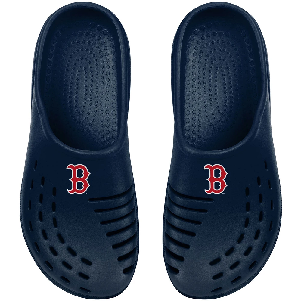 Youth FOCO Navy Boston Red Sox Sunny Day Clogs