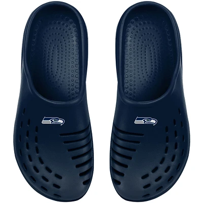 Youth FOCO College Navy Seattle Seahawks Sunny Day Clogs