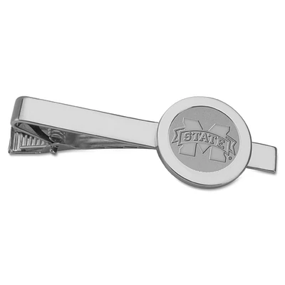 Silver Mississippi State Bulldogs Tie Bar