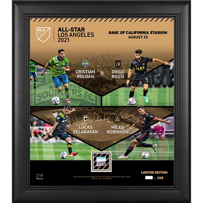 2021 MLS All-Star Game Framed 15" x 17" Collage with a Piece of Match-Used Soccer Ball - Limited Edition of 250