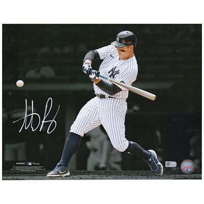 Anthony Rizzo New York Yankees Autographed 11" x 14" Batting Spotlight Photograph