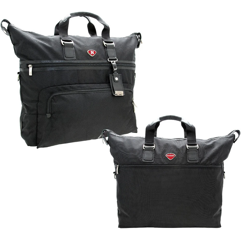 Black Nebraska Huskers Executive Weekender Duffel Bag