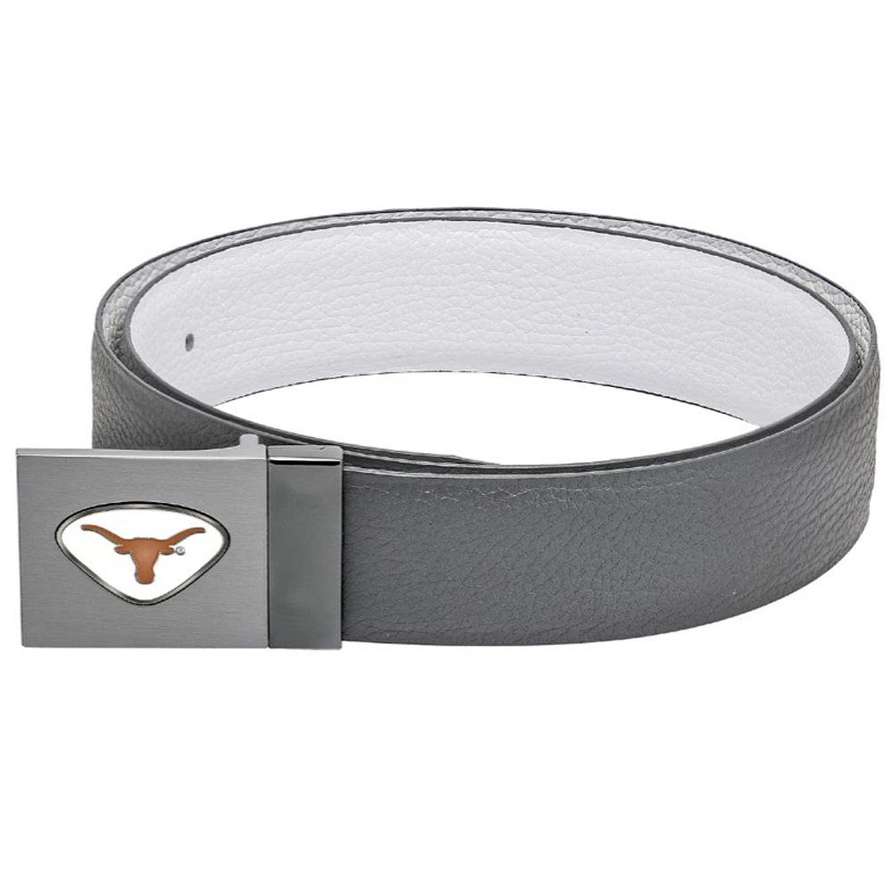 Gray Texas Longhorns Reversible Leather Belt