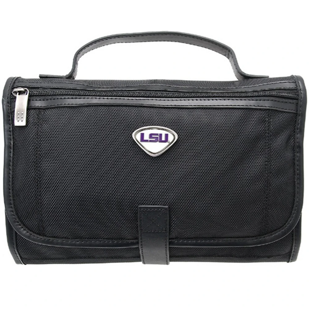 Black LSU Tigers Toiletry Bag