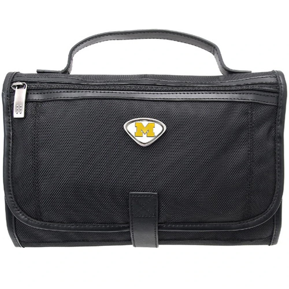 Black Michigan Wolverines Toiletry Bag