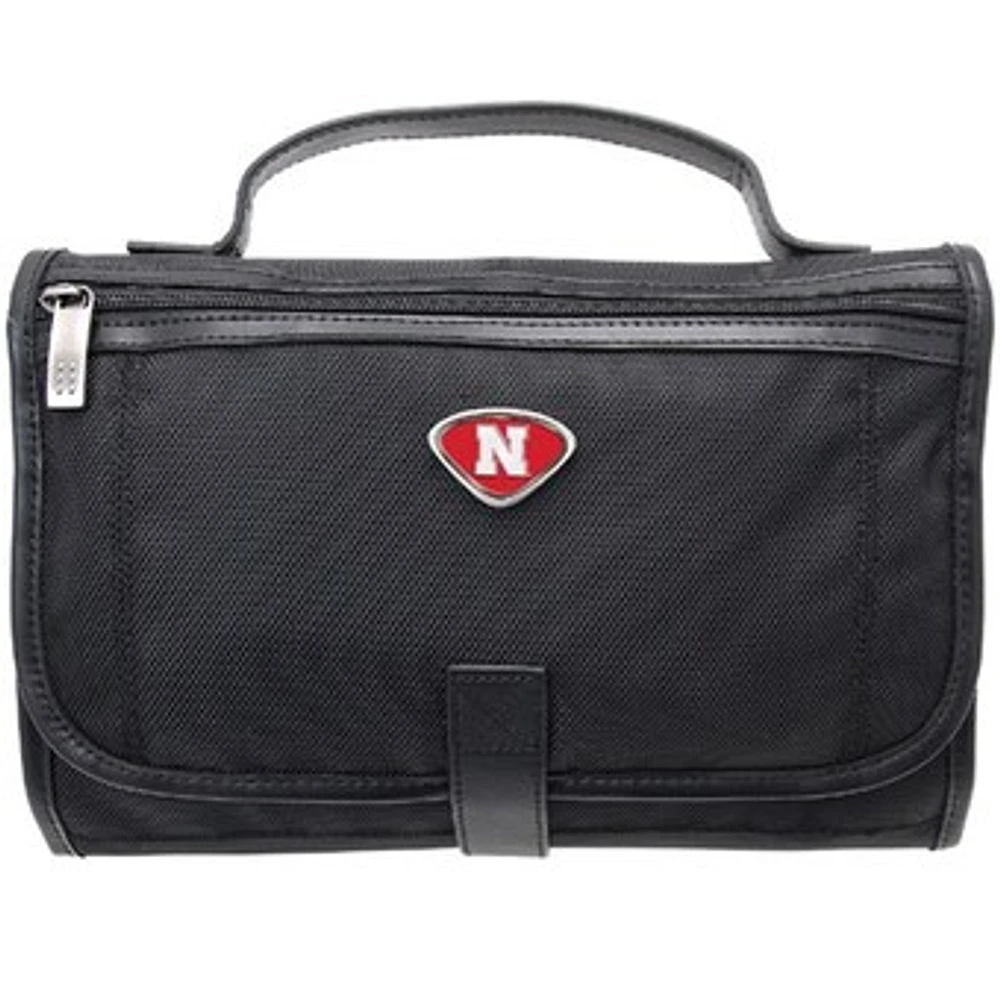 Black Nebraska Huskers Toiletry Bag