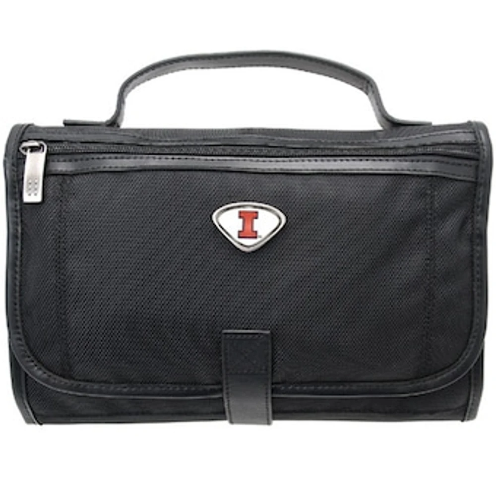 Black Illinois Fighting Illini Toiletry Bag