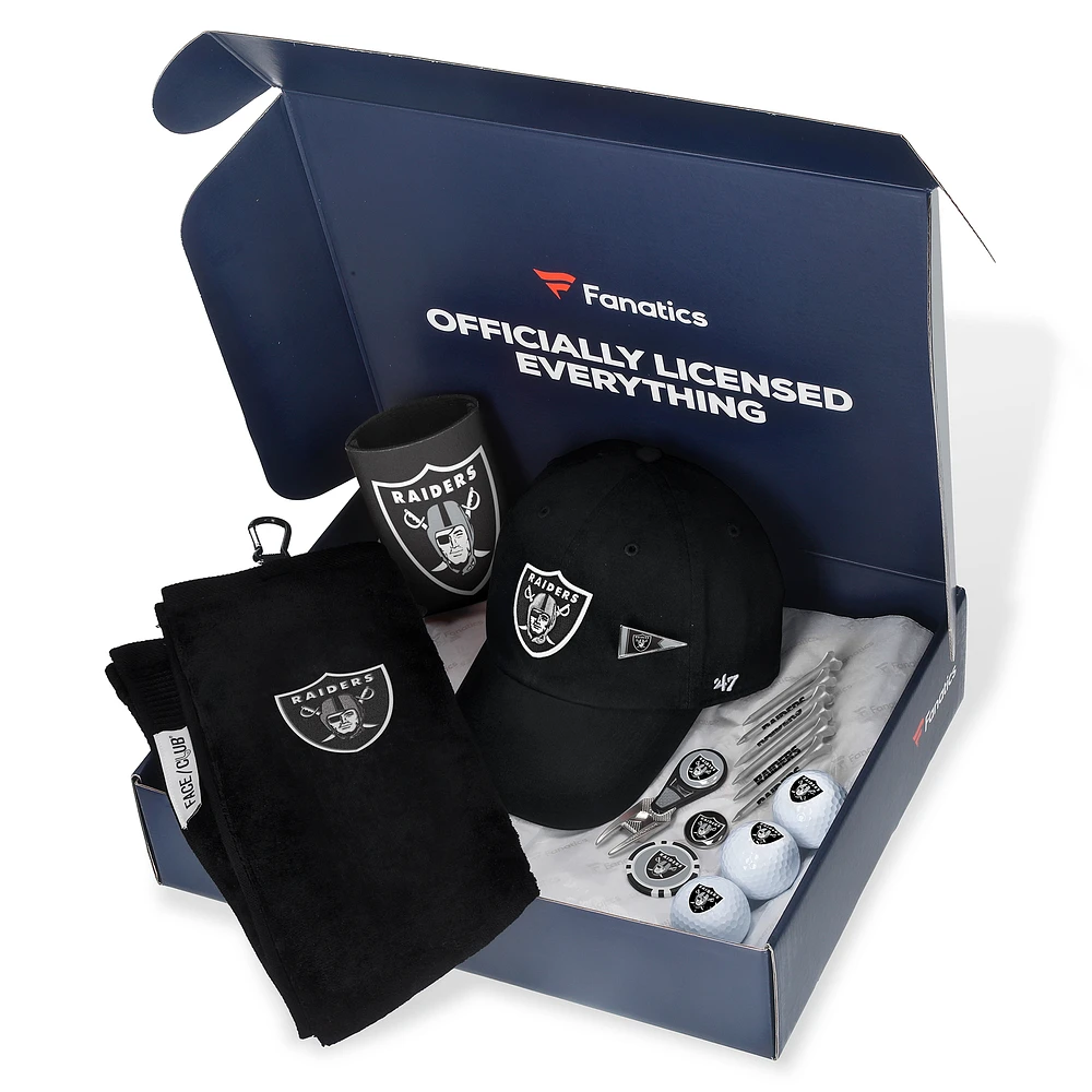 Las Vegas Raiders Fanatics Pack Golf-Themed Gift Box - $105+ Value