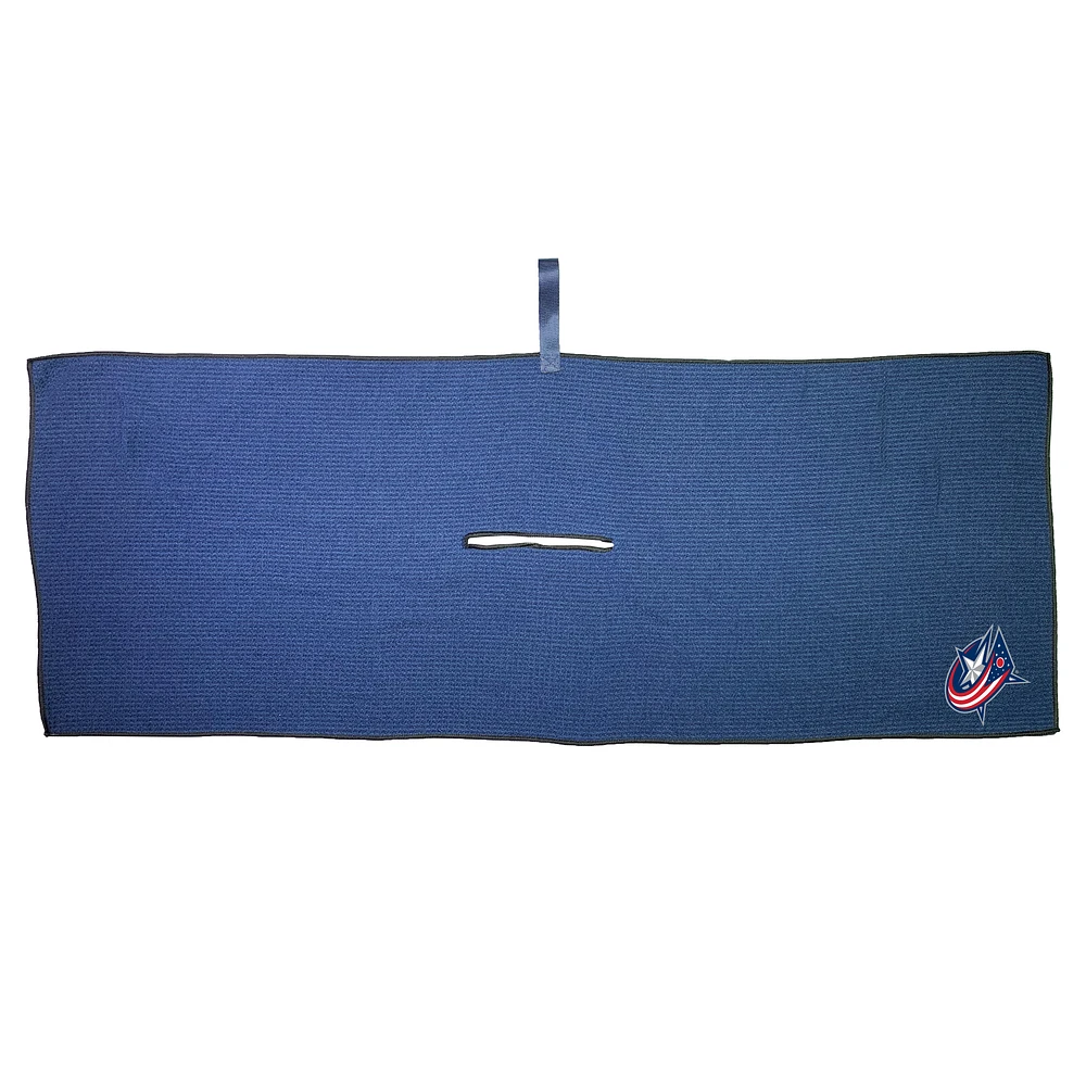 Navy Columbus Blue Jackets 16'' x 40'' Microfiber Golf Towel