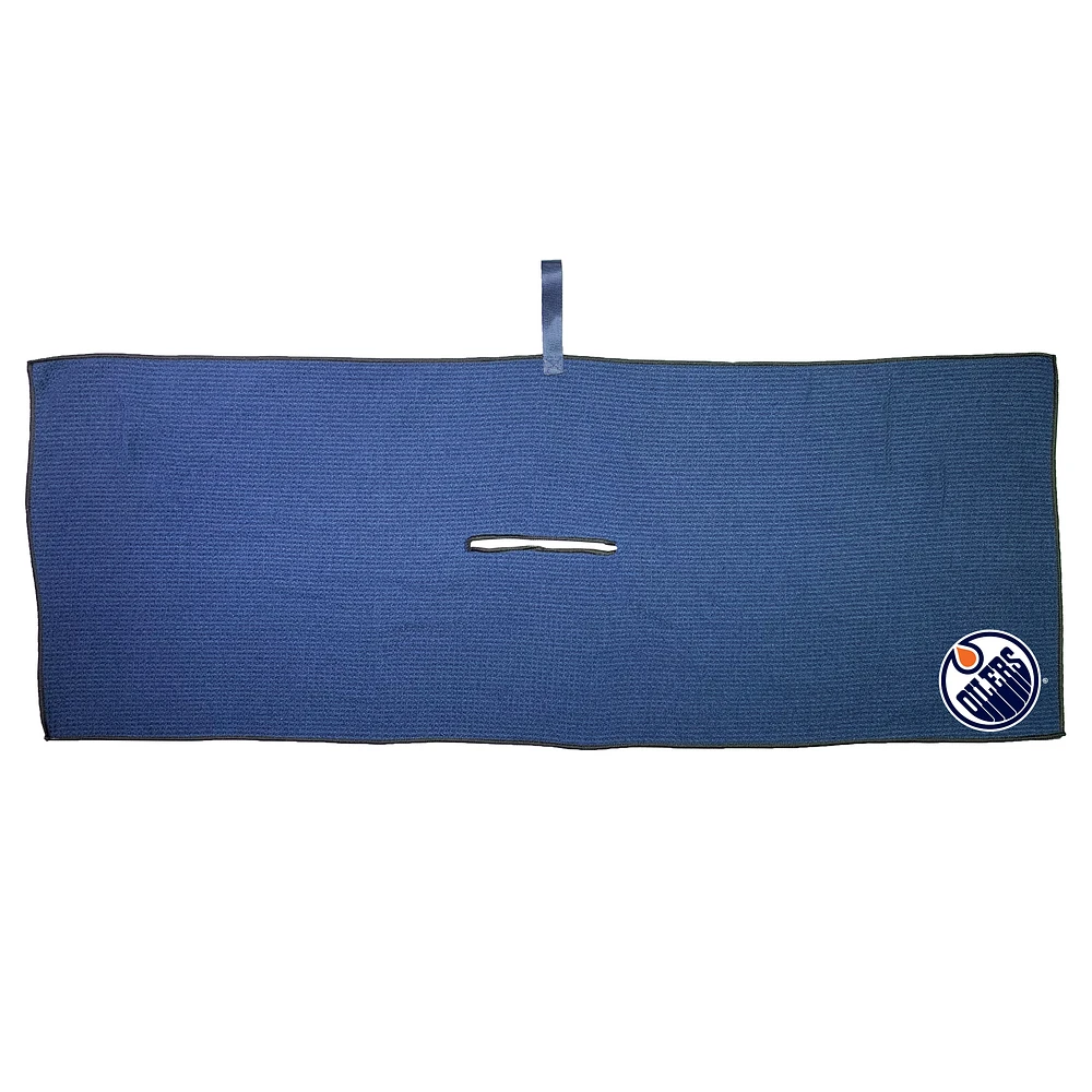Navy Edmonton Oilers 16'' x 40'' Microfiber Golf Towel