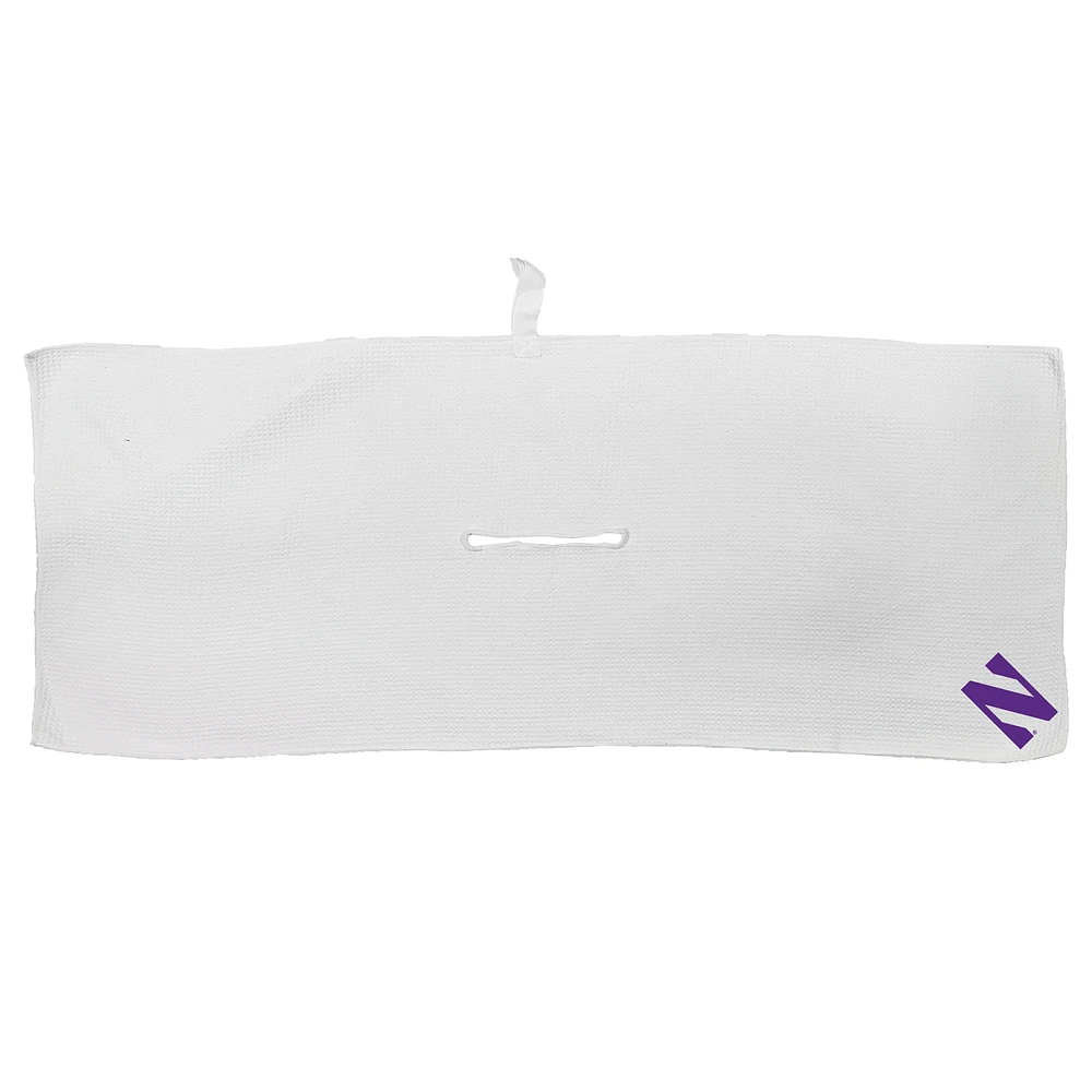 White Northwestern Wildcats 16'' x 40'' Microfiber Golf Towel